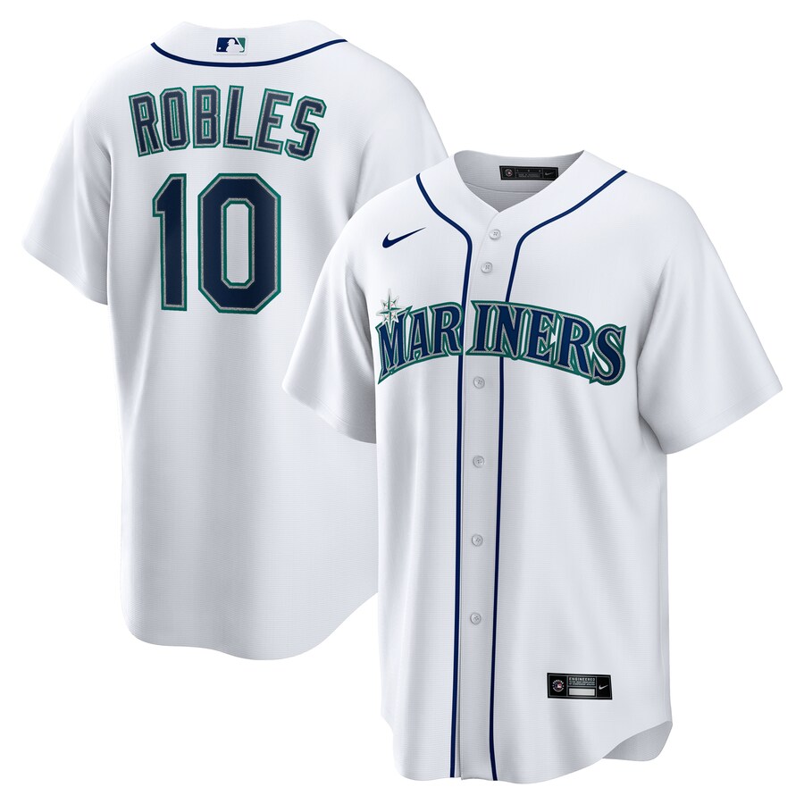 Men's Seattle Mariners Victor Robles Nike White Home Replica Jersey - Jersey