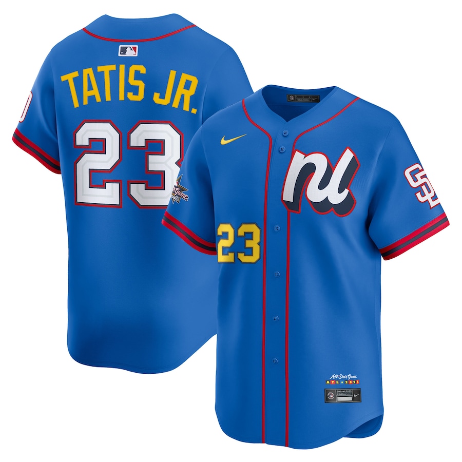 Men's National League Fernando Tatis Jr. Nike Blue 2025 All-Star Edition Limited Player Jersey - Jersey