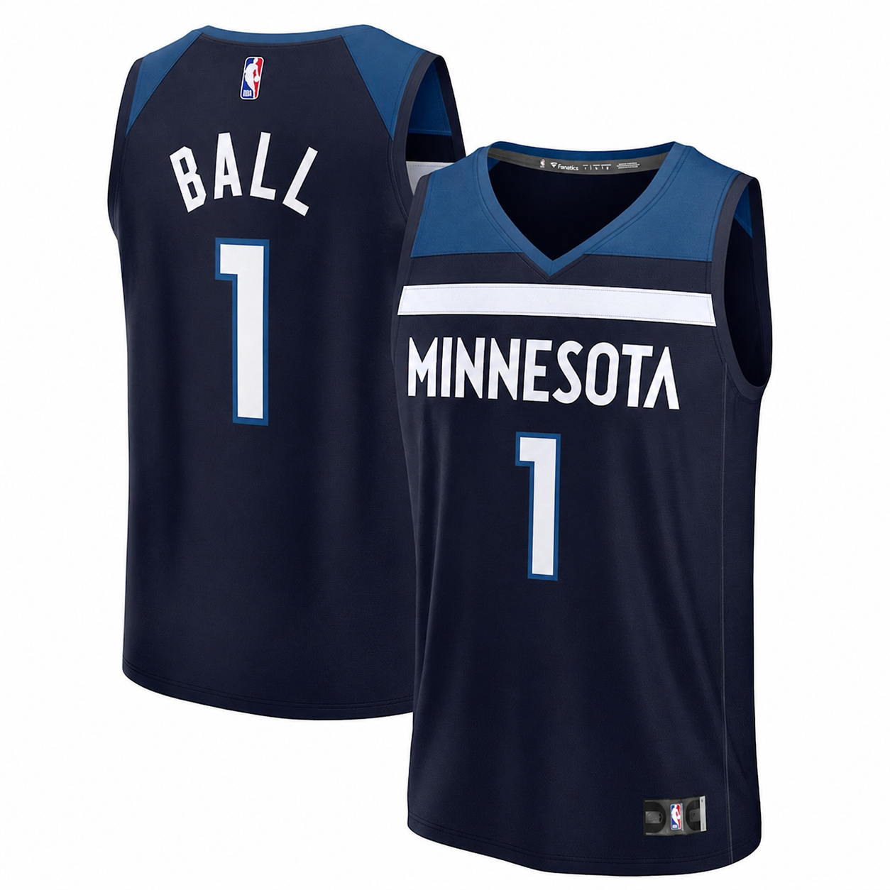 Men's Minnesota Timberwolves LaMelo Ball Navy Fast Break Jersey - Icon Edition - Jersey