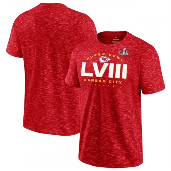 Men's Kansas City Chiefs Red Super Bowl LVIII Made it T-Shirt - Jersey