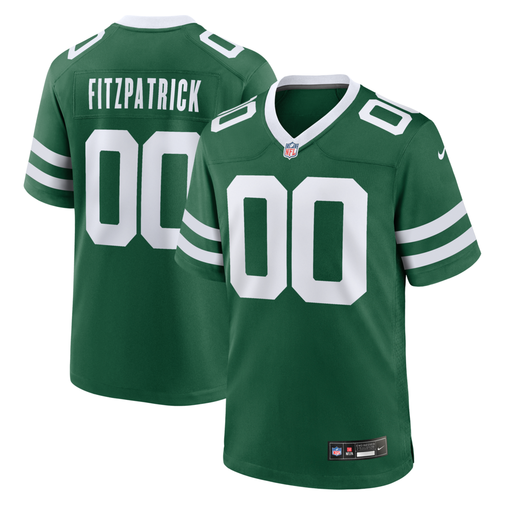 Men's New York Jets Minkah Fitzpatrick Nike Legacy Green Game Jersey - Jersey