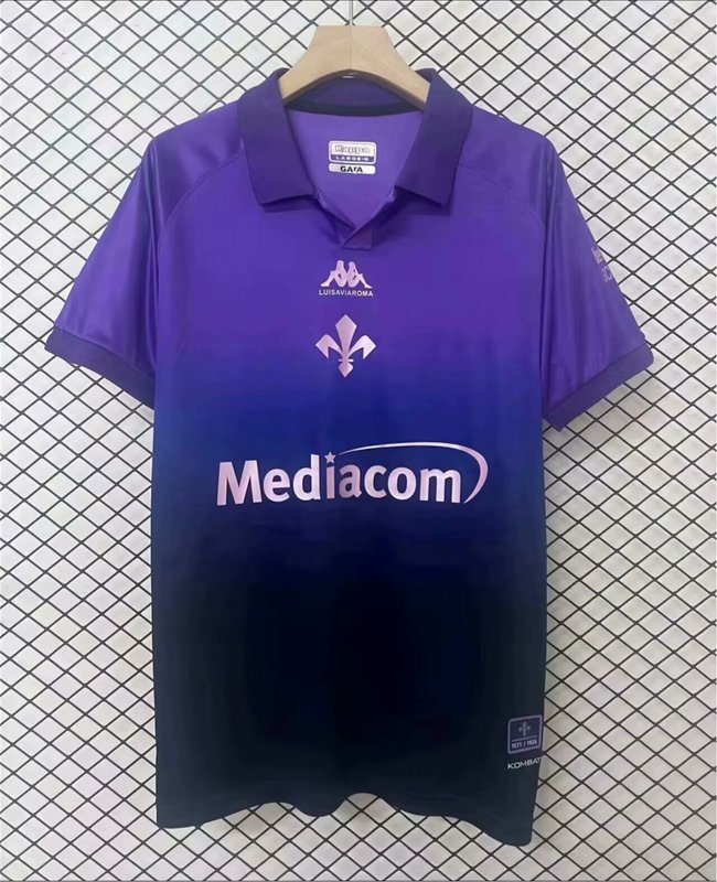 Fiorentina Soccer Jersey Fourth Away Custom Shirt 2024/25 - Jersey