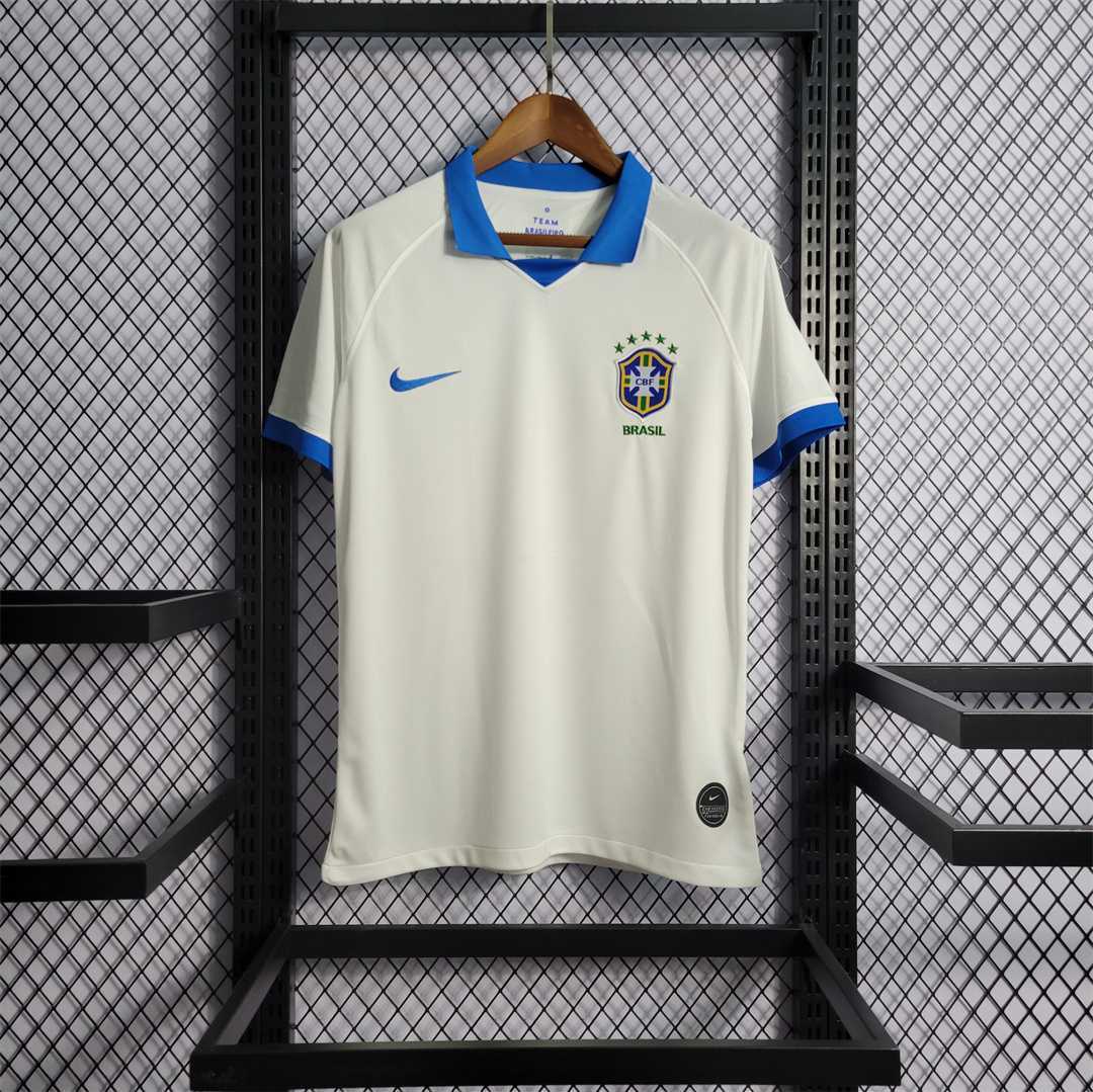 Brazil Retro Jersey Custom Home Soccer Jersey 2019 - Jersey