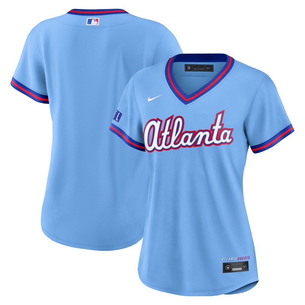 Women's Atlanta Braves  Nike Powder Blue 2026 City Connect Stadium Jersey - Jersey