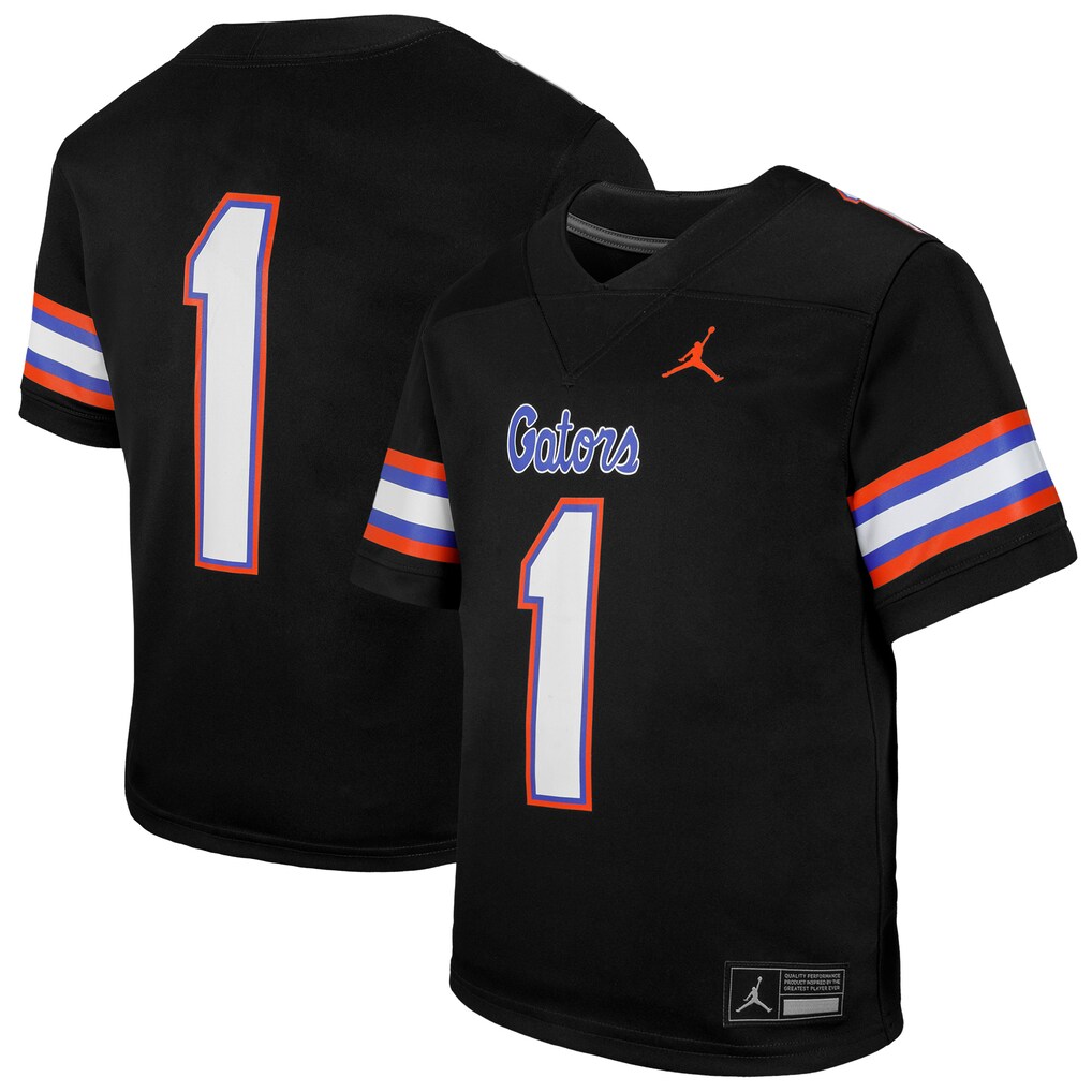 Youth Jordan Brand #1 Black Florida Gators Untouchable Replica Game Jersey - Jersey