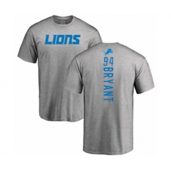 Football Detroit Lions #94 Austin Bryant Ash Backer T-Shirt - Jersey