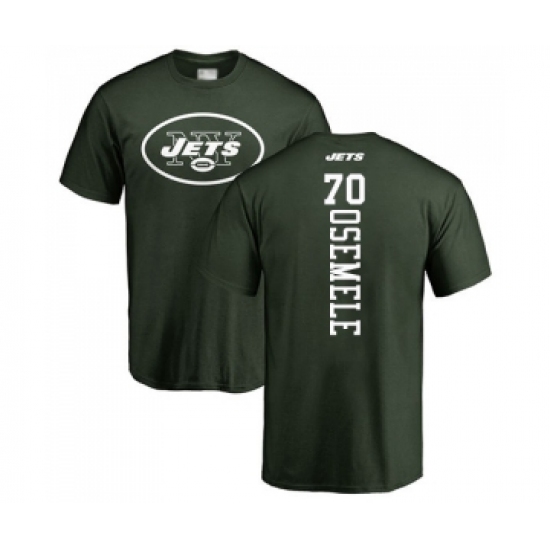 Football New York Jets #70 Kelechi Osemele Green Backer T-Shirt - Jersey