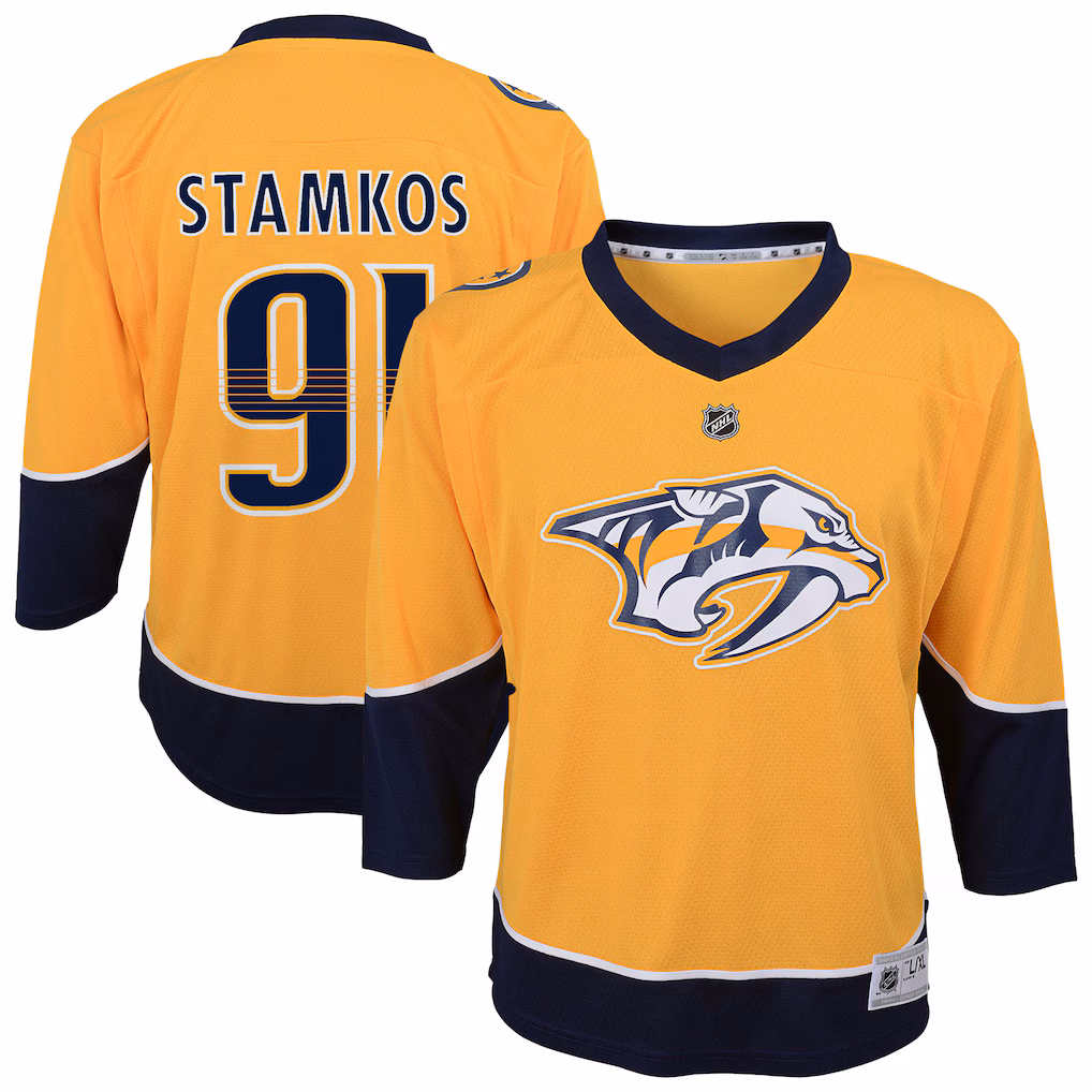 Preschool Nashville Predators Steven Stamkos Gold Replica Player Jersey - Jersey