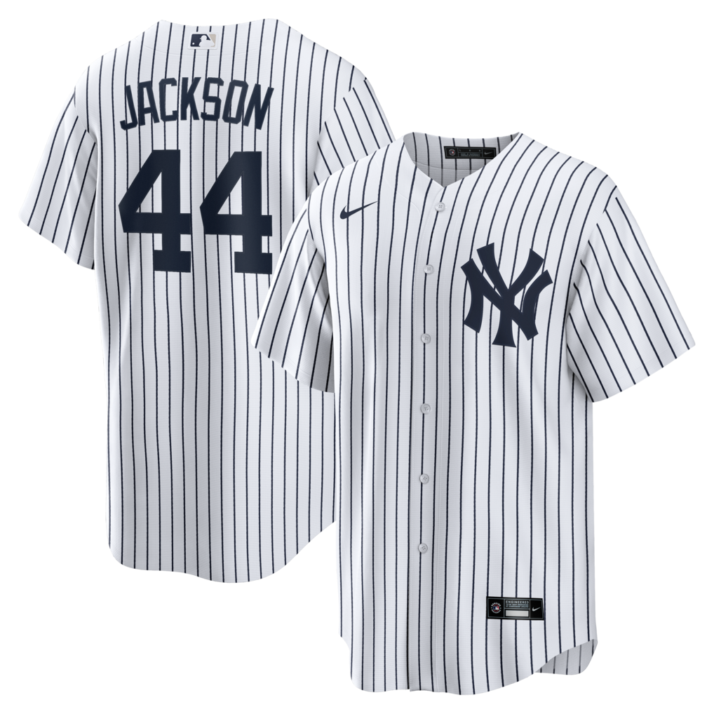 Men's New York Yankees Reggie Jackson Nike White Home Retired Player Replica Jersey - Jersey