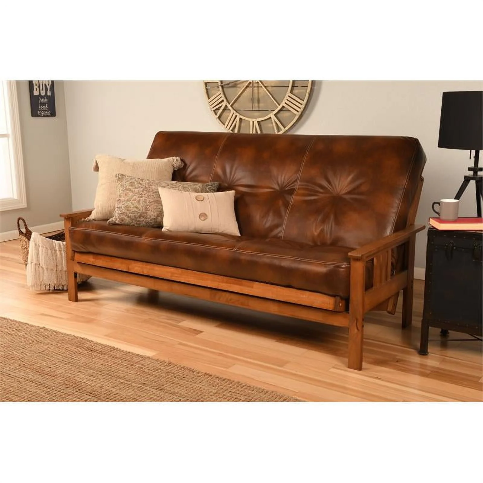 Kodiak Monterey Frame Oregon Saddle Mattress- Light Brown - Light Brown