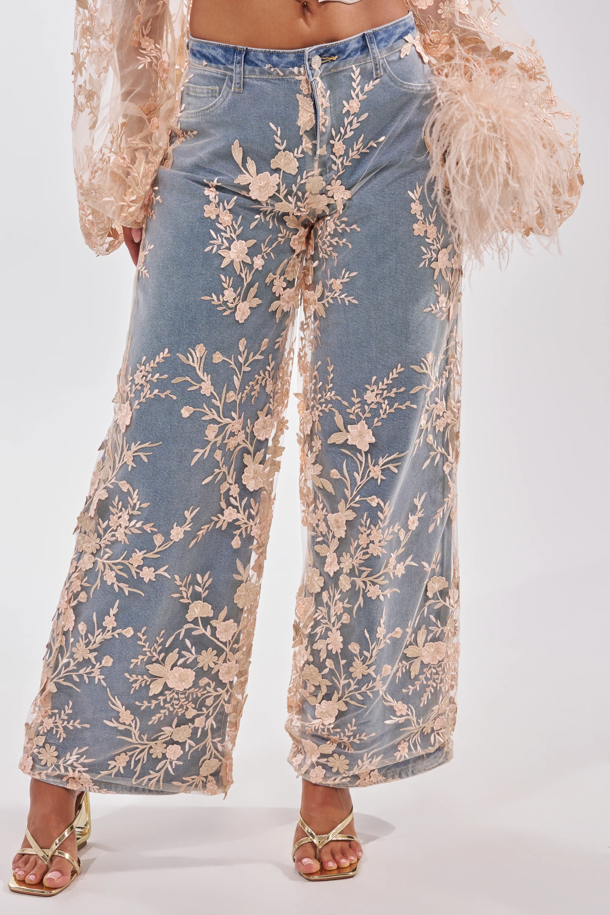 FLY AWAY WITH ME FLORAL DENIM - Akira Wear