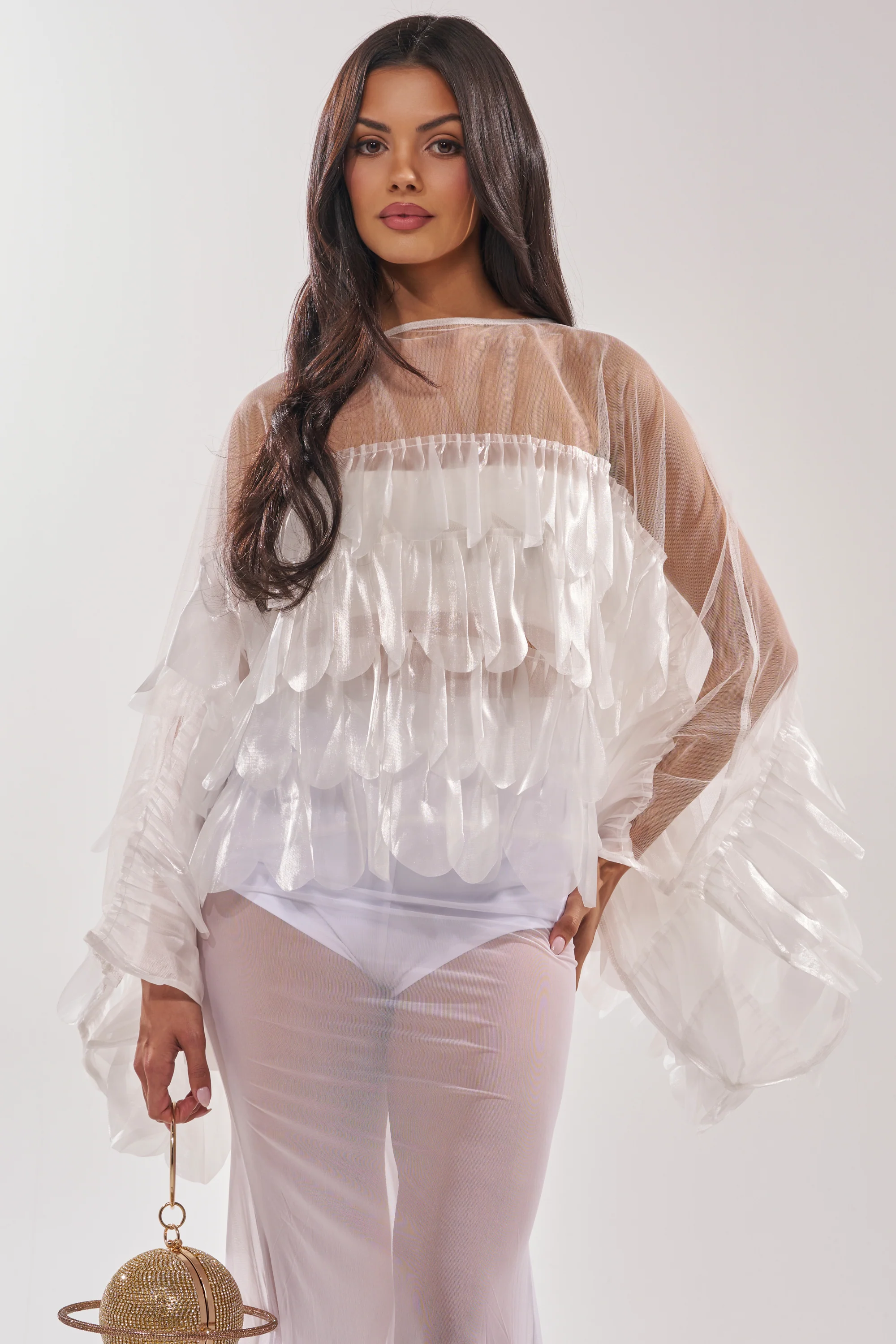 RUFFLE CITY BLOUSE - Akira Wear