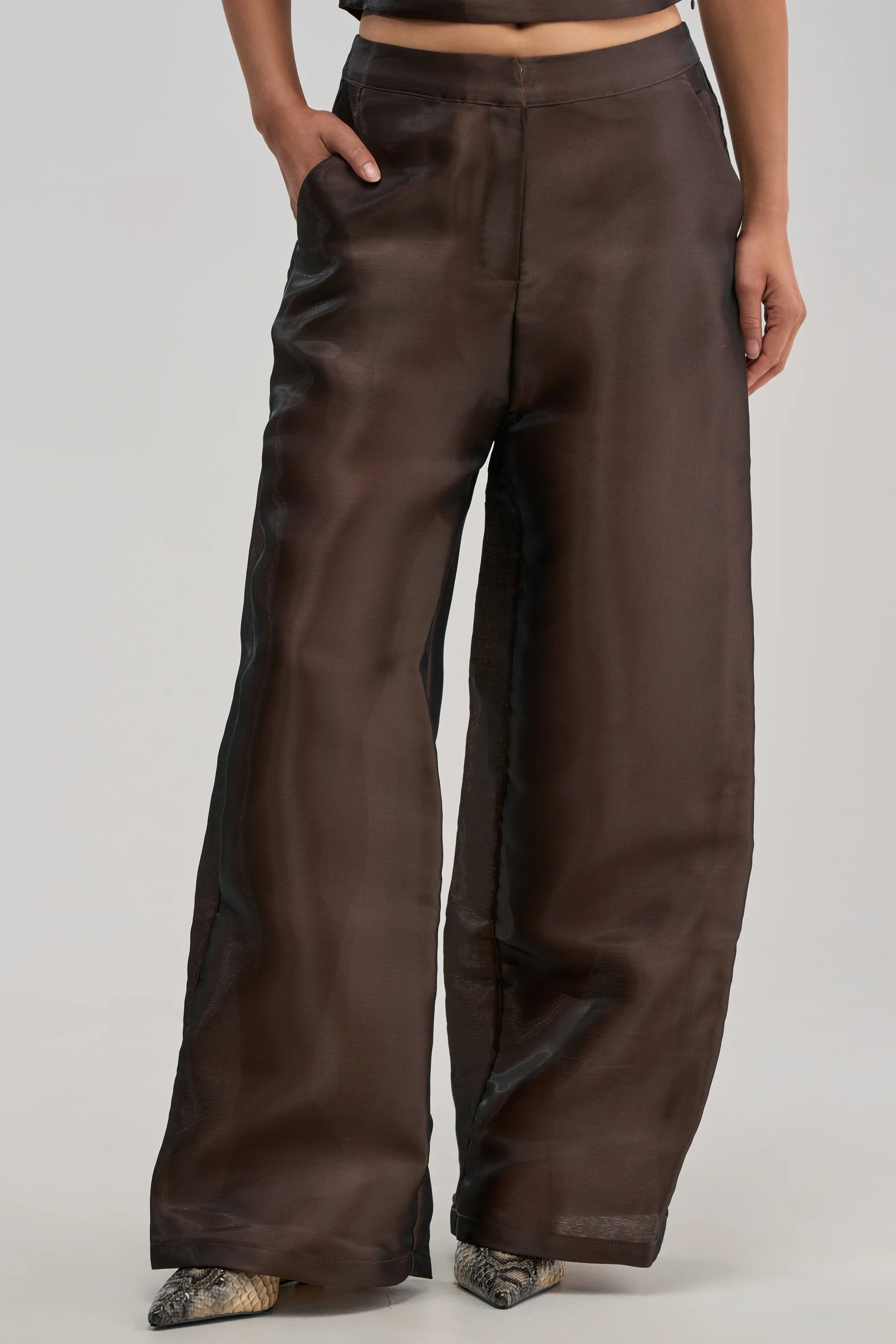 ON FIRE TROUSER IN BROWN - Akira Wear