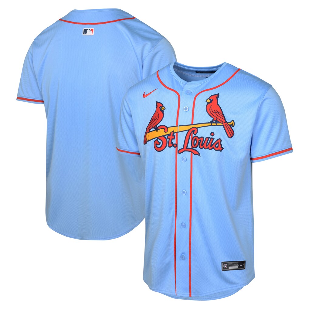 Youth St. Louis Cardinals NikeLight  Blue Alternate Limited Jersey - Jersey
