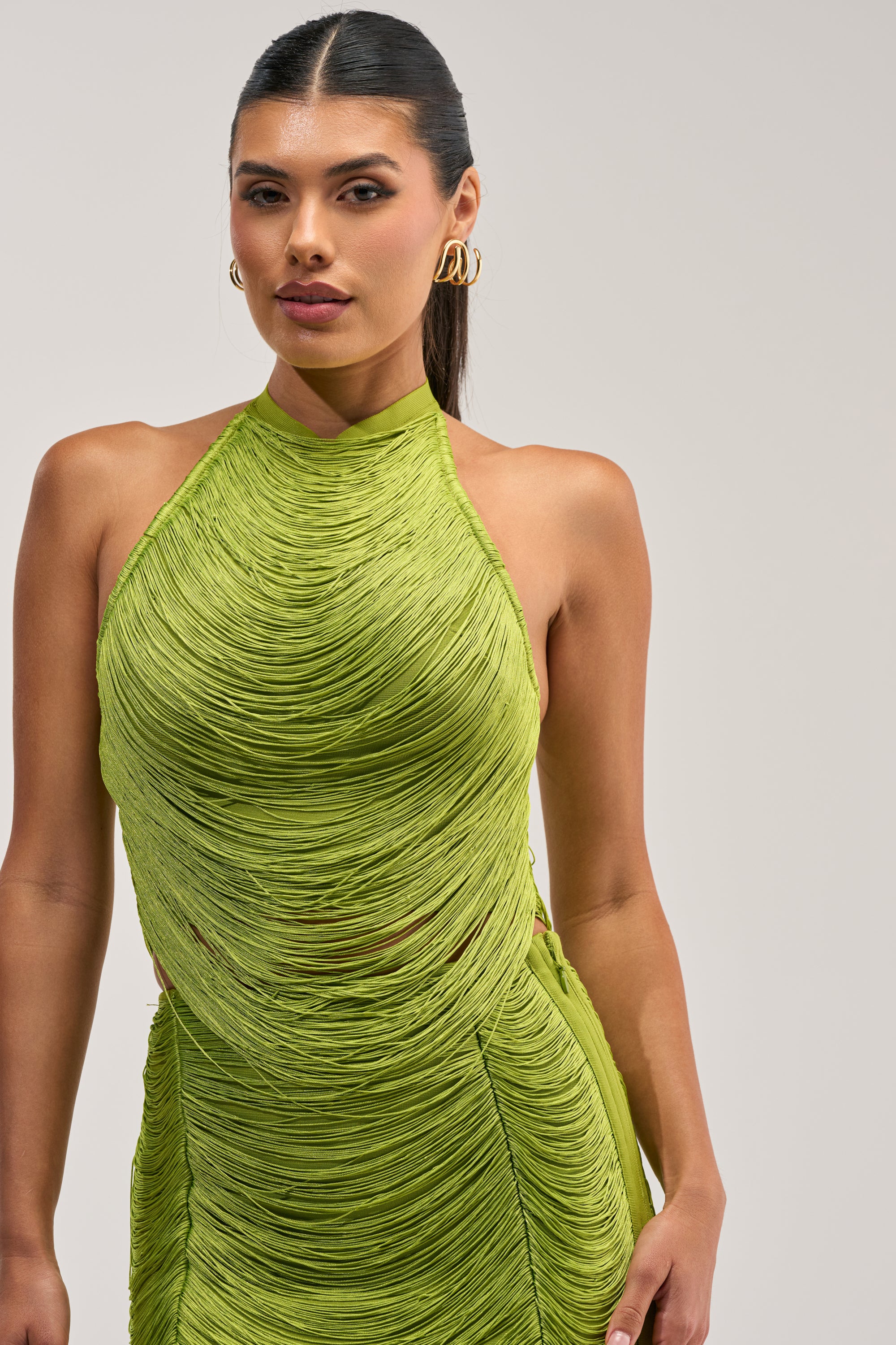 BRIGHT AND TIGHT FRINGE TOP - Akira Wear