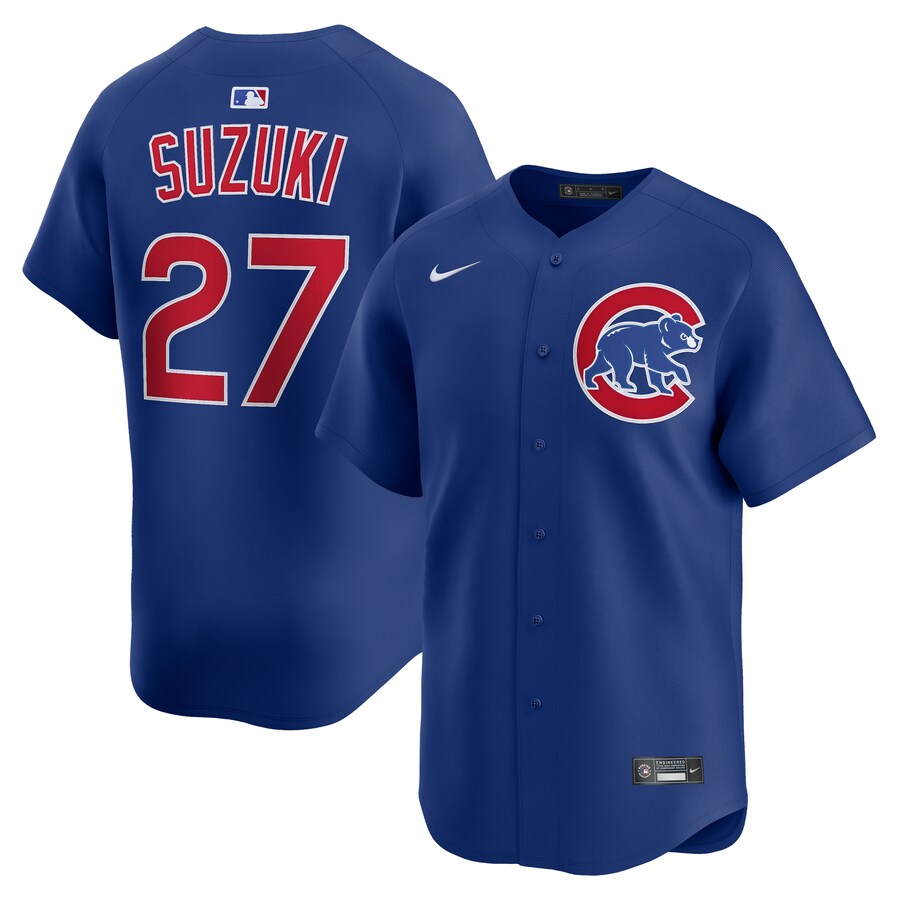 Men's Chicago Cubs Seiya Suzuki Nike Royal Alternate Limited Jersey - Jersey