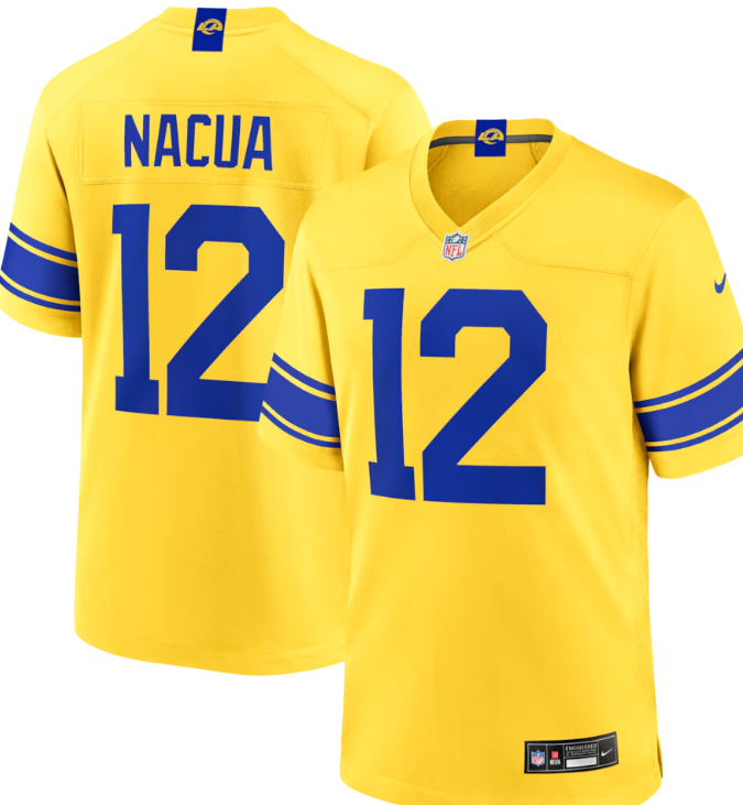 Men's Los Angeles Rams Puka Nacua Nike Classic Sol Game Jersey - Jersey