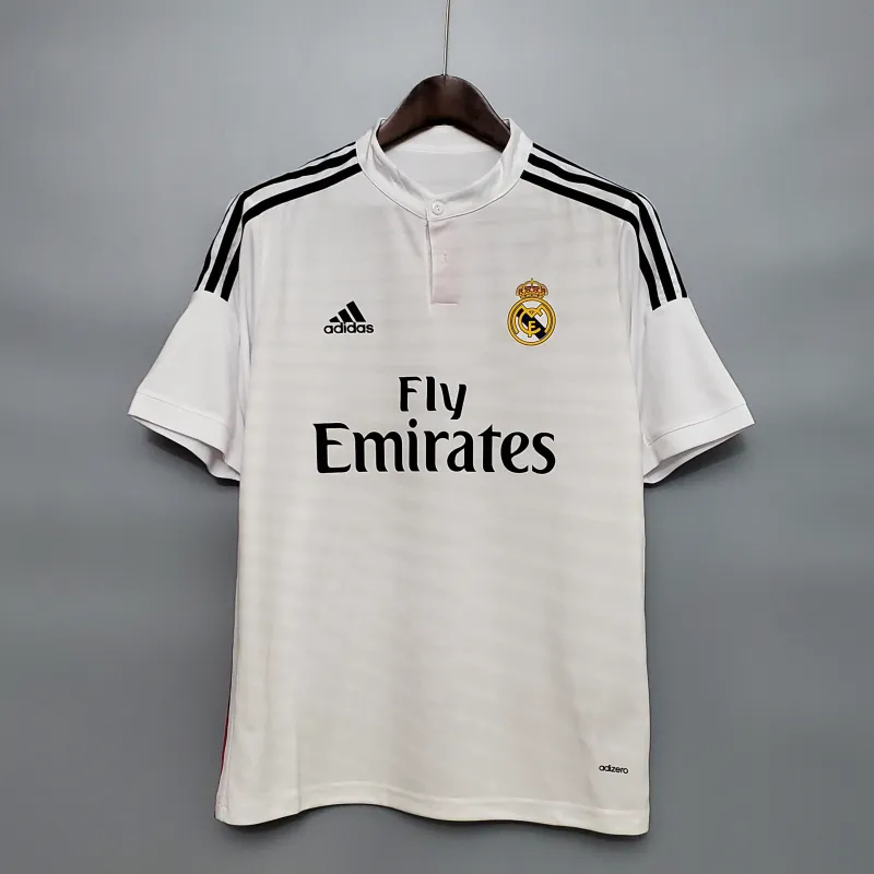 Real Madrid Retro Jersey Home Custom Soccer Shirt 2014/15 - Jersey