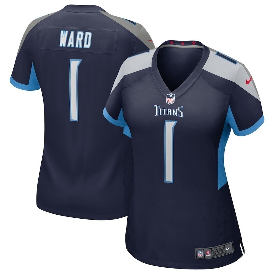 Women's Tennessee Titans Cameron Ward Nike Navy 2025 NFL Draft First Round Pick Alternate Game Jersey - Jersey
