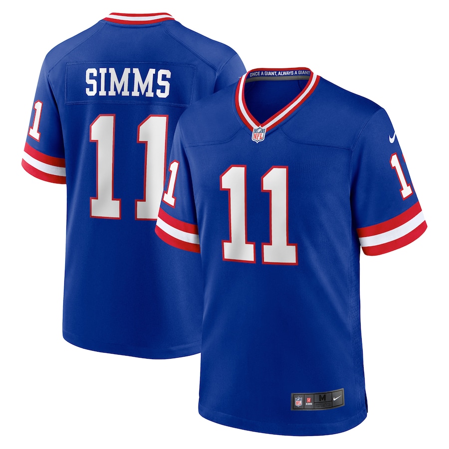 Men's New York Giants Phil Simms Nike Royal Retired Player Alternate Game Jersey - Jersey