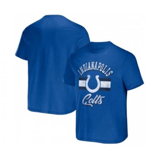 Men's Indianapolis Colts Blue x Darius Rucker Collection Stripe T-Shirt - Jersey