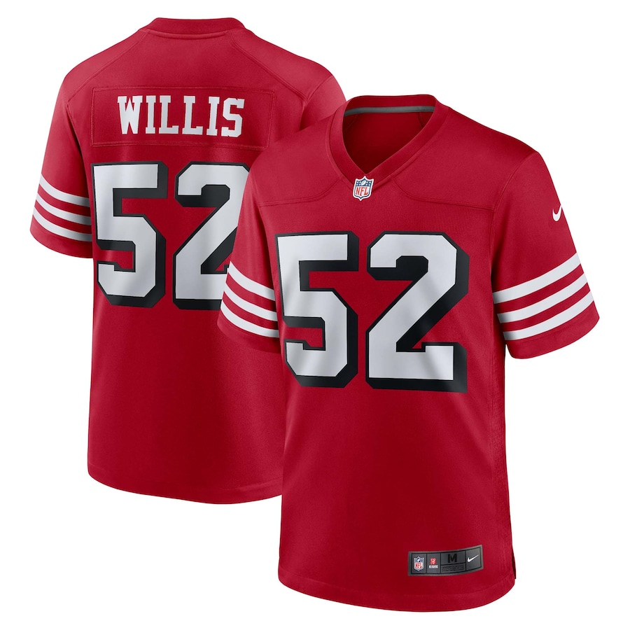 Men's San Francisco 49ers Patrick Willis Nike Scarlet Retired Player Alternate Game Jersey - Jersey