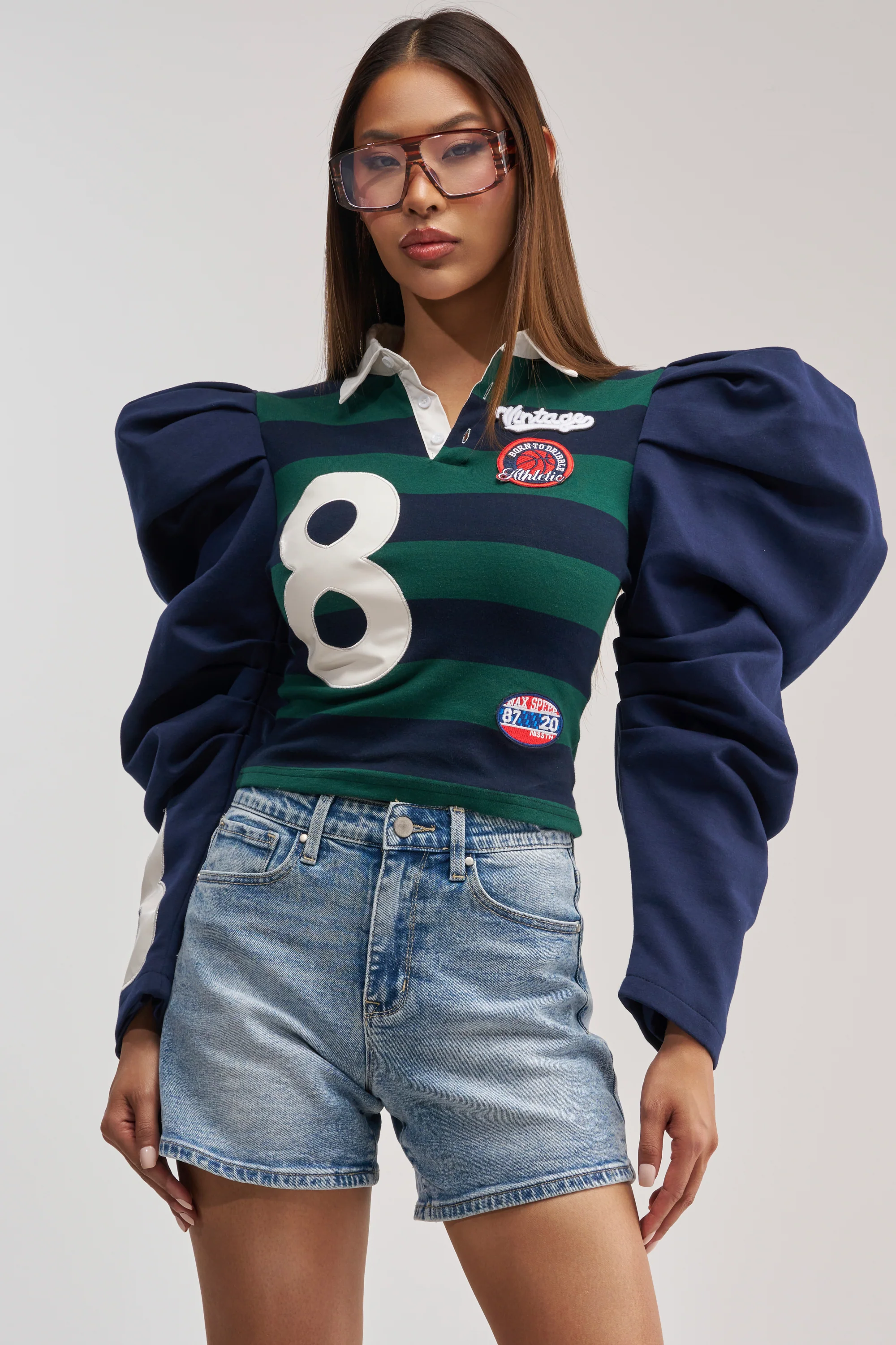 COLLEGE DAYS STRIPE POLO - Akira Wear