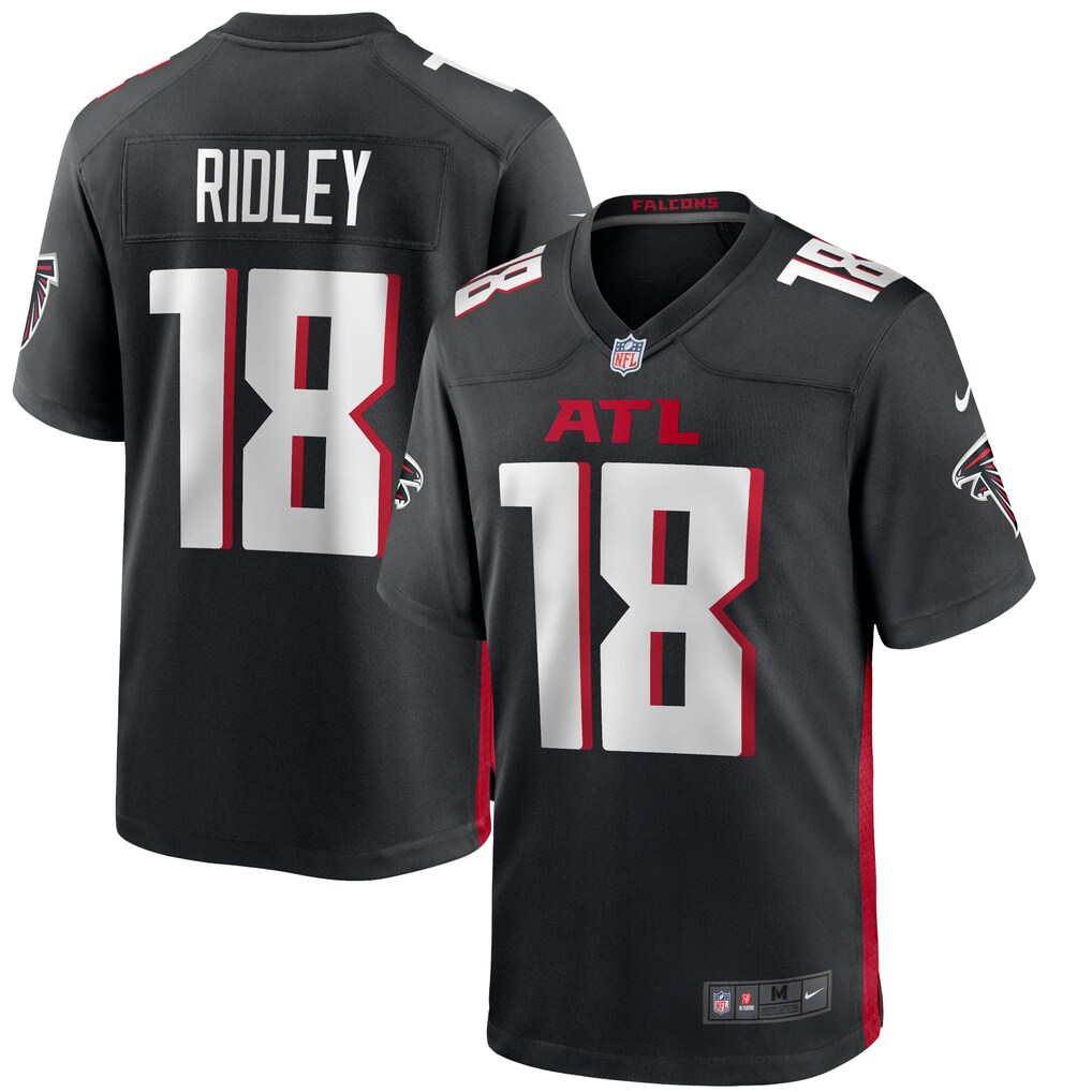 Men's Atlanta Falcons Calvin Ridley Nike Black Game Jersey - Jersey