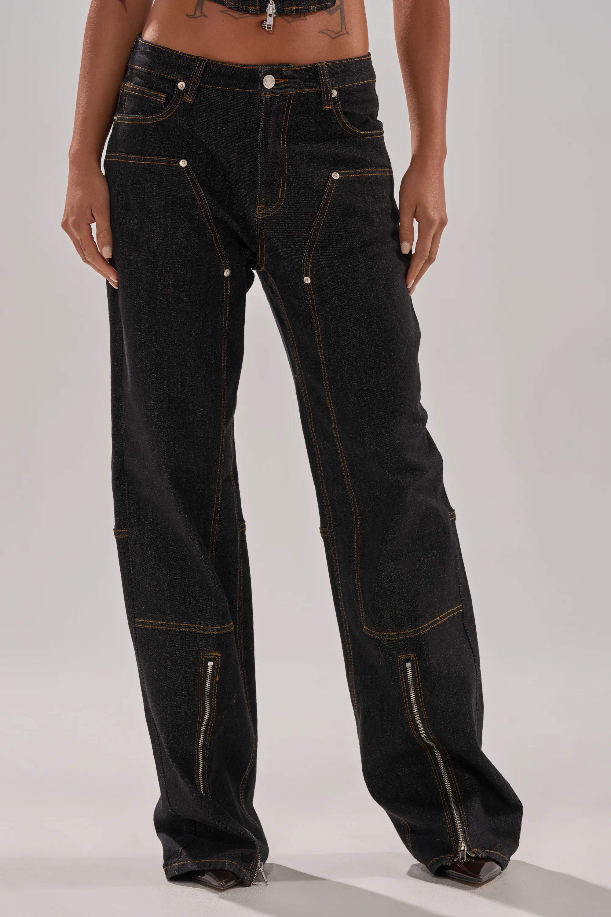 HARDEST TO LOVE WIDE LEG DENIM - Akira Wear