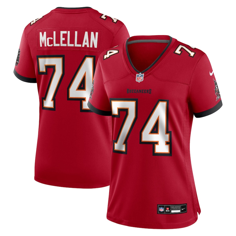 Women's Tampa Bay Buccaneers Tyler McLellan Nike Red Team Game Jersey - Jersey