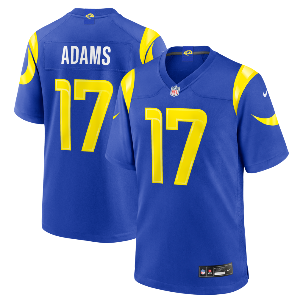 Men's Los Angeles Rams Davante Adams Nike Royal Team Game Player Jersey - Jersey