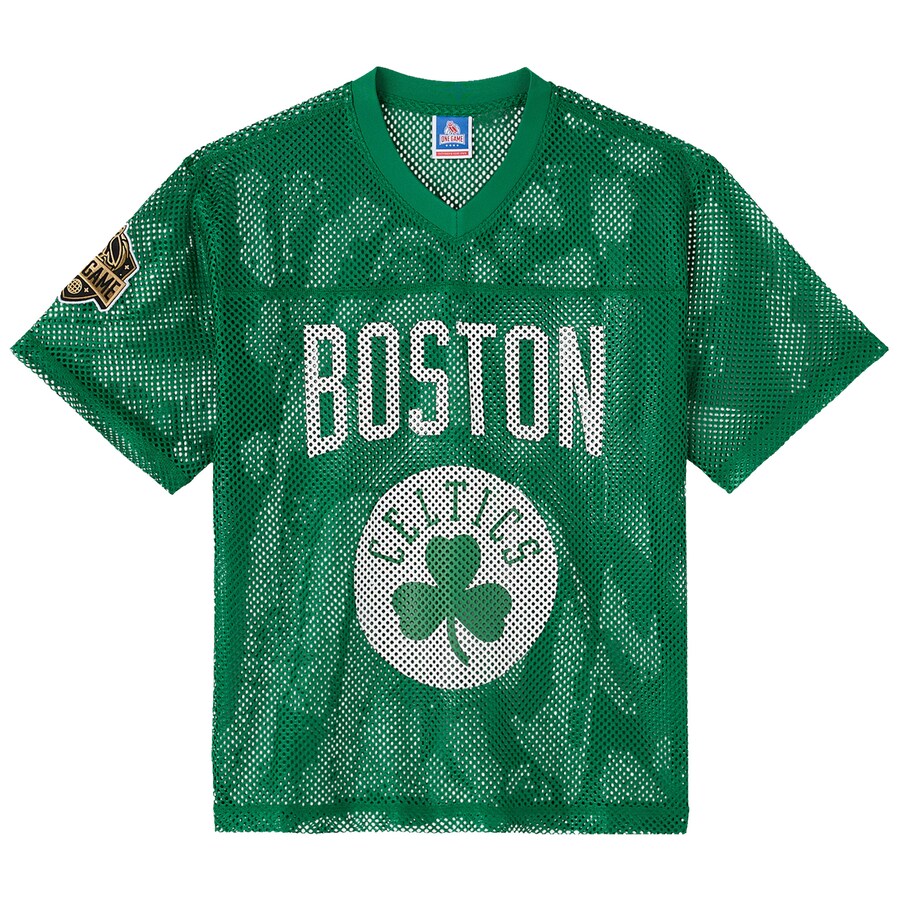 Men's Boston Celtics OVO x NBA Green Mesh Football Fashion Jersey - Jersey