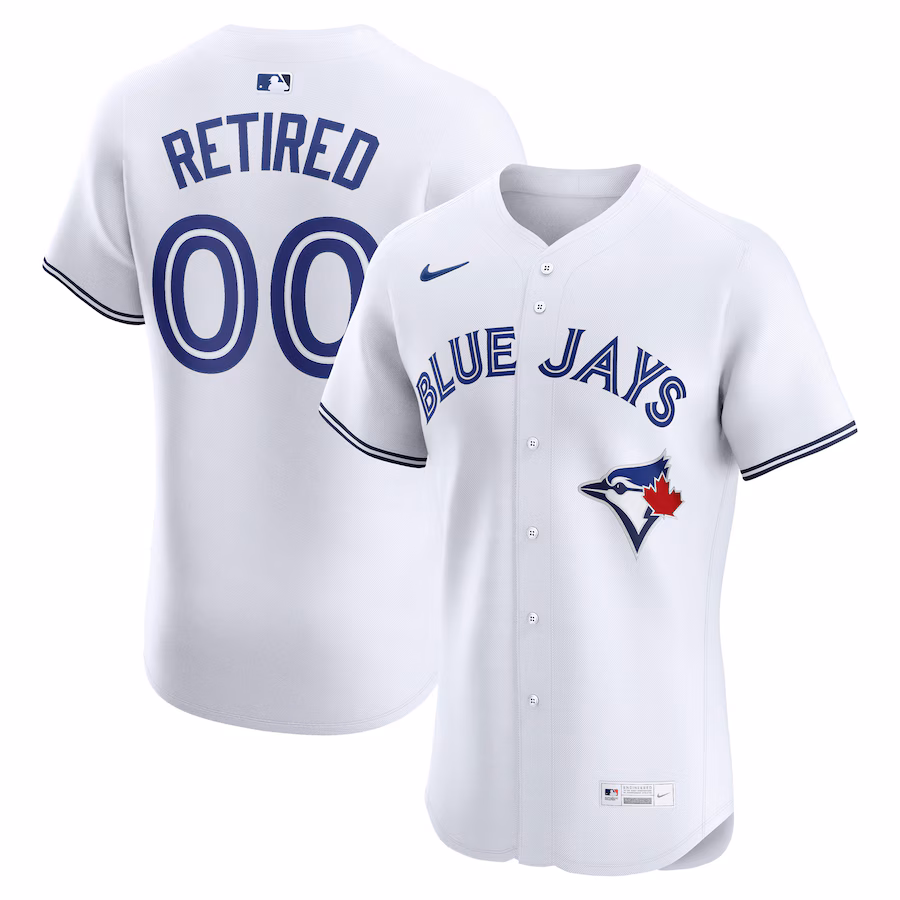 Men's Toronto Blue Jays Nike White Home Elite Pick-A-Player Retired Roster Jersey - Jersey