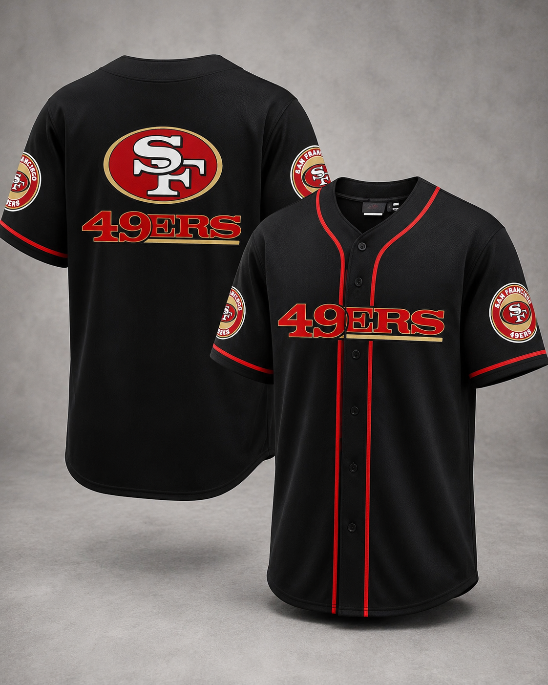 The Faithful San Francisco 49ers baseball Jersey - Jersey