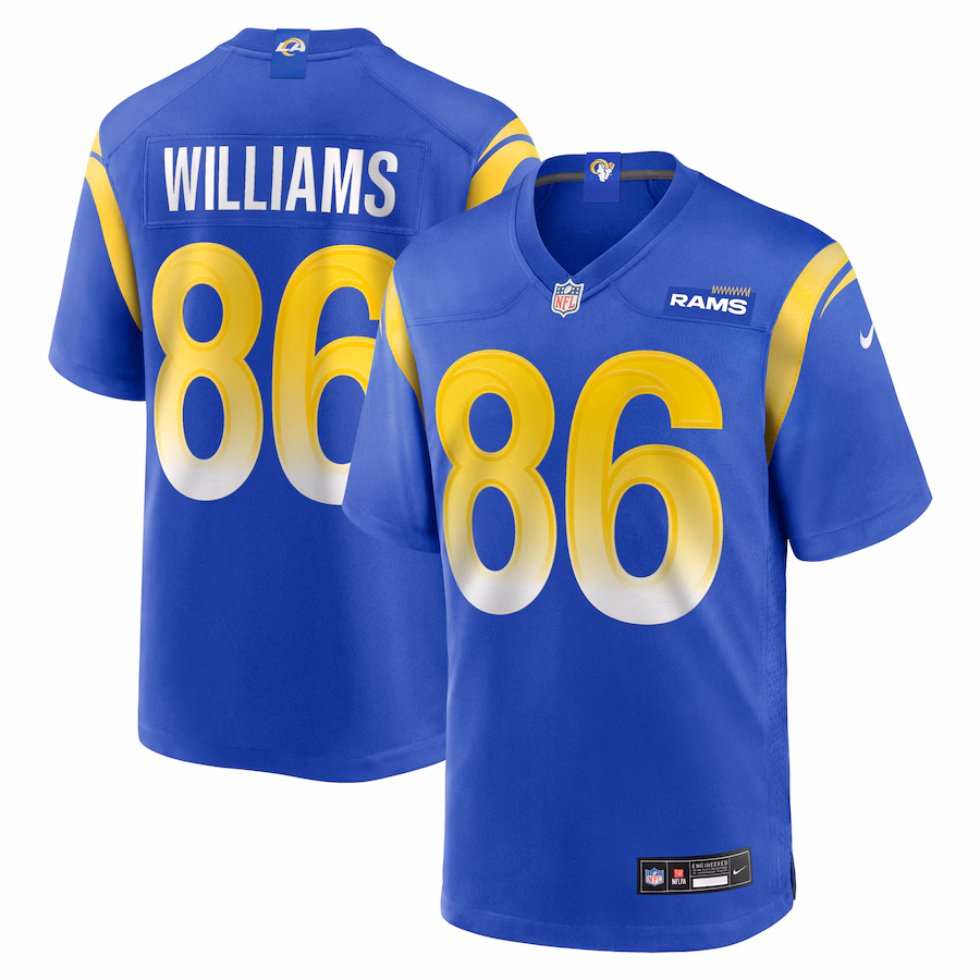 Men's Los Angeles Rams Mario Williams Nike Royal Team Game Jersey - Jersey