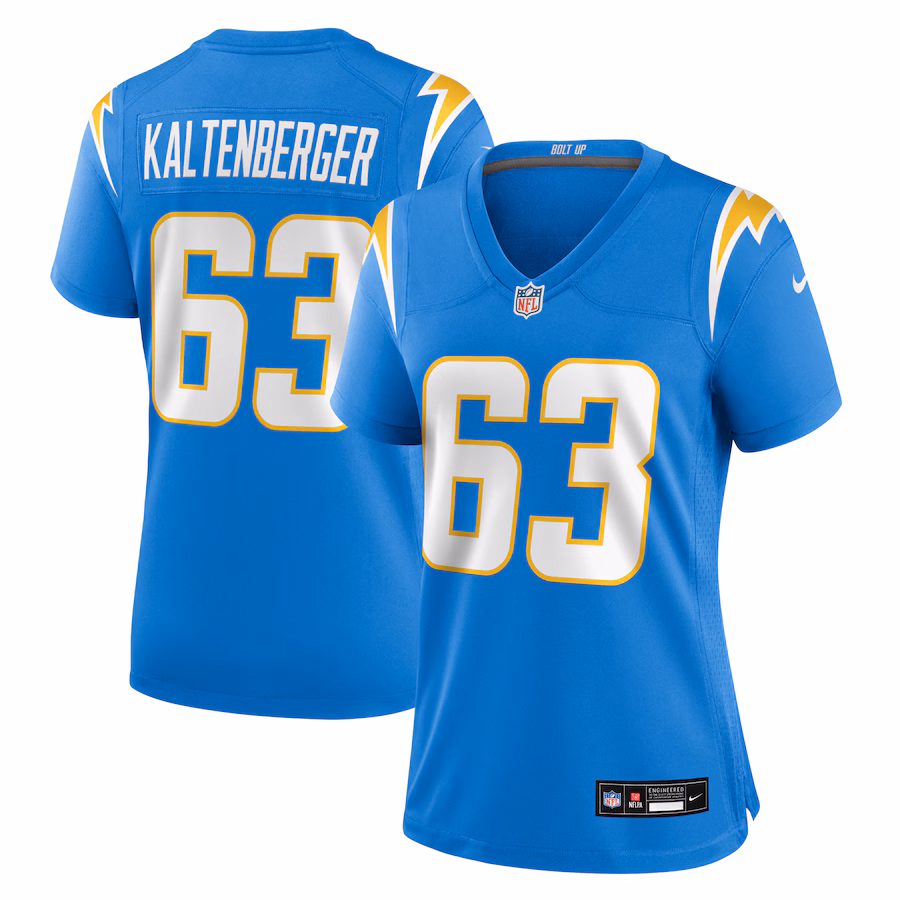 Women's Los Angeles Chargers Josh Kaltenberger Nike Powder Blue Team Game Jersey - Jersey