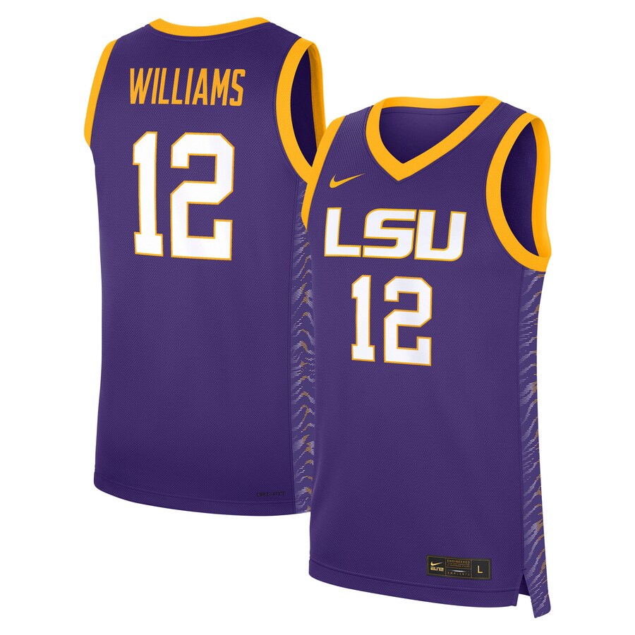 Unisex Nike Mikaylah Williams Purple LSU Tigers Replica Basketball Jersey - Jersey