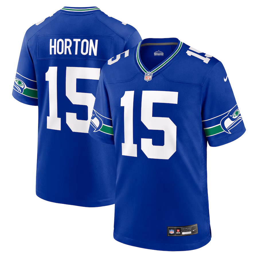 Men's Seattle Seahawks Tory Horton Nike Royal Alternate 2 Game Jersey - Jersey