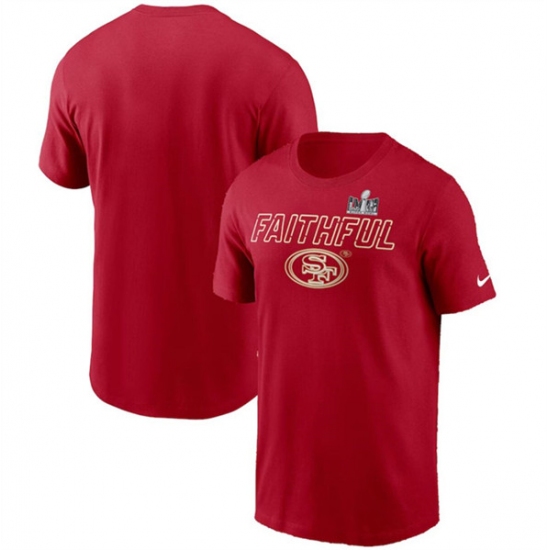 Men's San Francisco 49ers Scarlet Super Bowl LVIII Local T-Shirt - Jersey