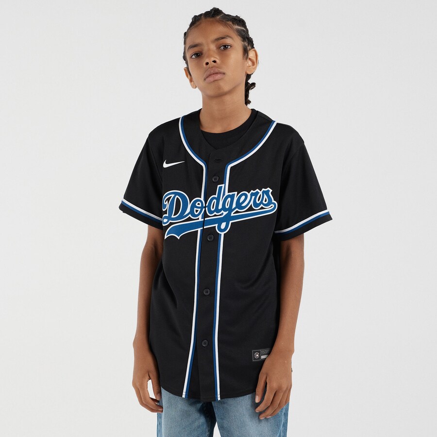 Youth Los Angeles Dodgers Shohei Ohtani Nike Black Lights Out Replica Player Jersey - Jersey