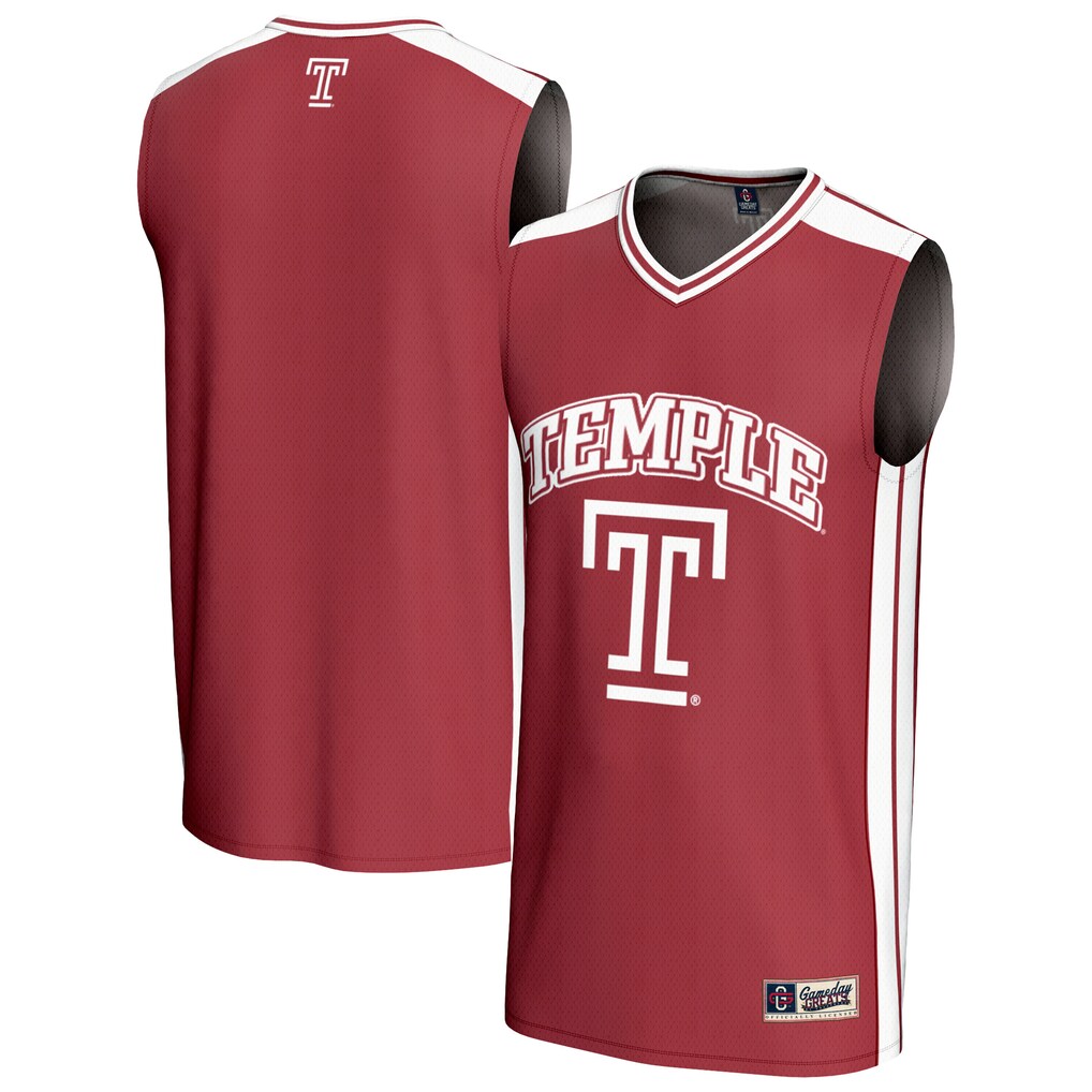Men's GameDay Greats Red Temple Owls Basketball Jersey - Jersey