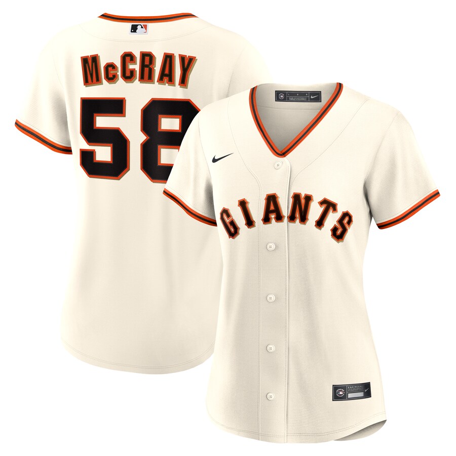 Women's San Francisco Giants Grant McCray Nike Cream Home Replica Jersey - Jersey