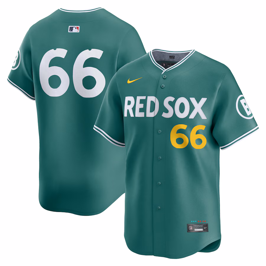 Men's Boston Red Sox Brayan Bello Nike Green 2025 City Connect Limited Player Jersey - Jersey
