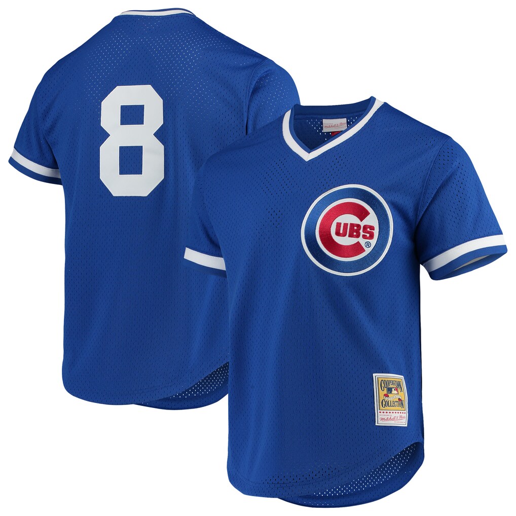 Men's Chicago Cubs Andre Dawson Mitchell & Ness Royal Authentic Batting Practice Jersey - Jersey