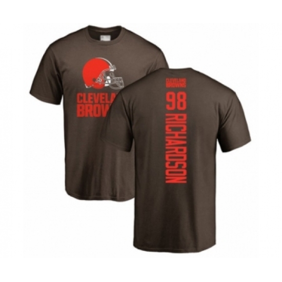 Football Cleveland Browns #98 Sheldon Richardson Brown Backer T-Shirt - Jersey