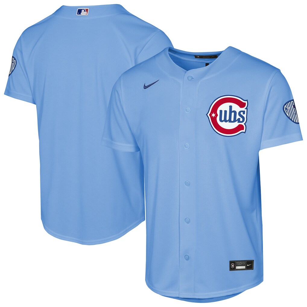 Youth Chicago Cubs  Nike Light Blue Alternate 2 Stadium Jersey - Jersey