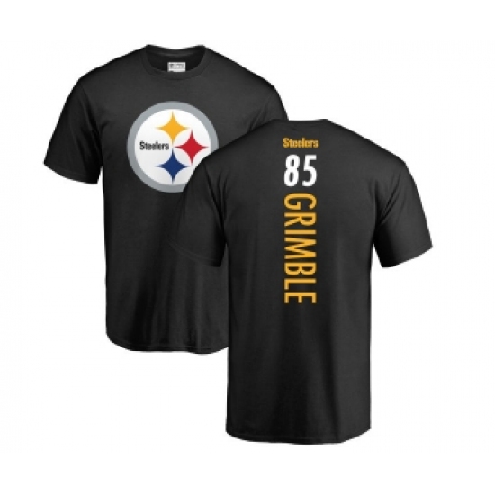 Football Pittsburgh Steelers #85 Xavier Grimble Black Backer T-Shirt - Jersey