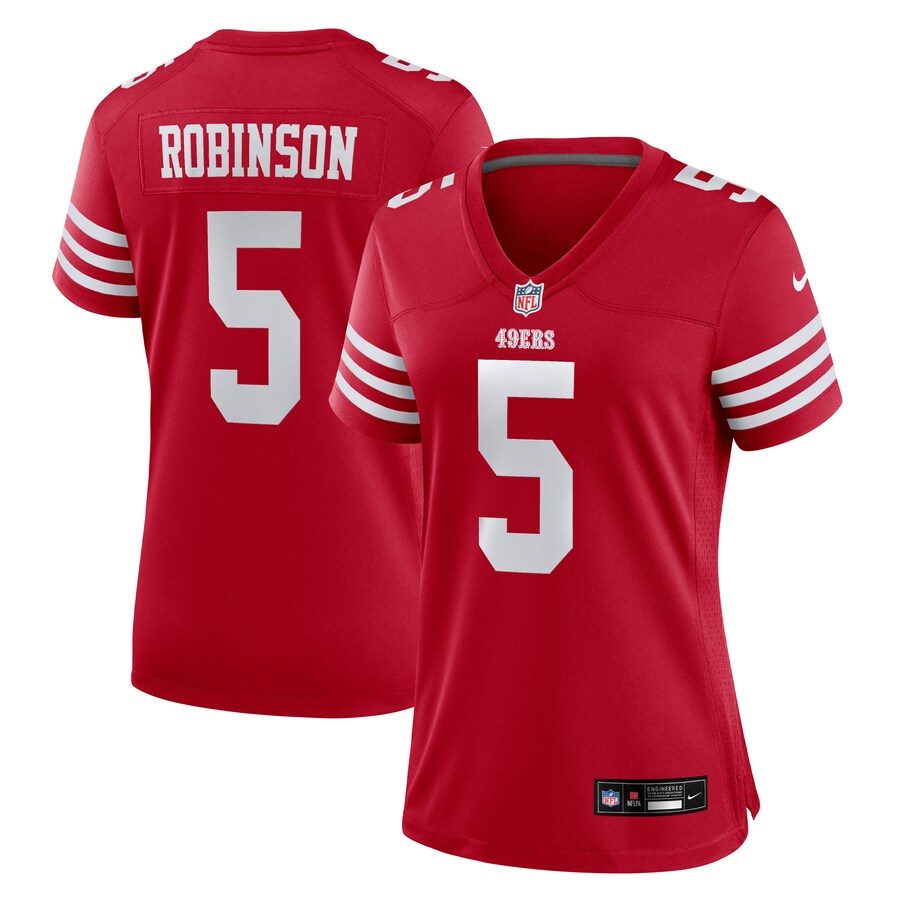 Women's San Francisco 49ers Demarcus Robinson Nike Scarlet Team Game Jersey - Jersey