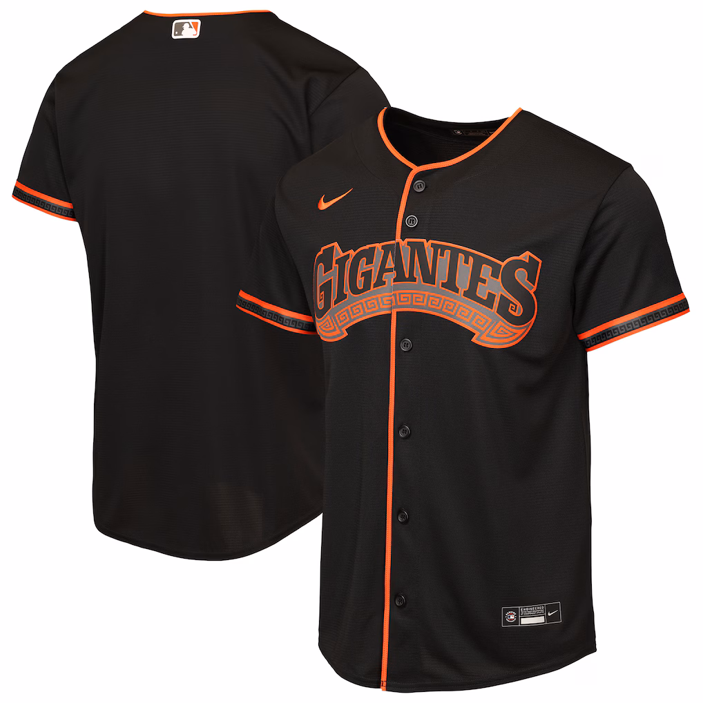 Youth San Francisco Giants  Nike Black Alternate Replica Jersey - Jersey