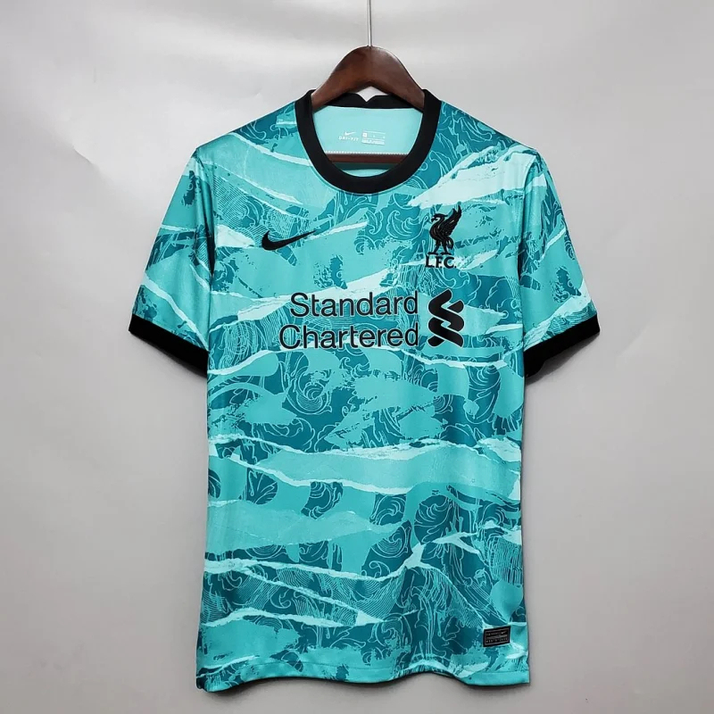 Liverpool Retro Football Jersey Away Custom Shirt 2020/21 - Jersey